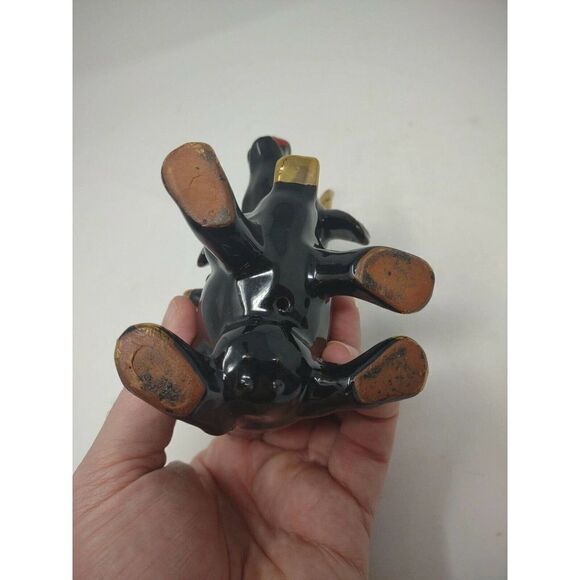 Black Cow With Bell Jewelry Watch Stand Please Read Description for more Details - Picture 5 of 5